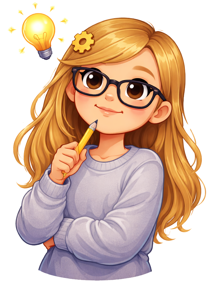 Ada thinking with a bright idea